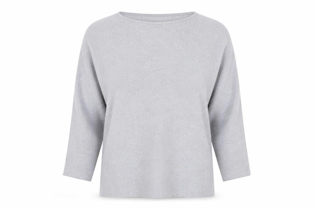 H&M Womens Grey  Knit Pullover Jumper Size S