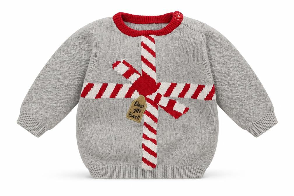 TU Baby Grey  Knit Pullover Jumper Size 3-6 Months