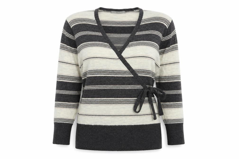 Marks & Spencer Womens Multicoloured Striped Knit Pullover Jumper Size 12