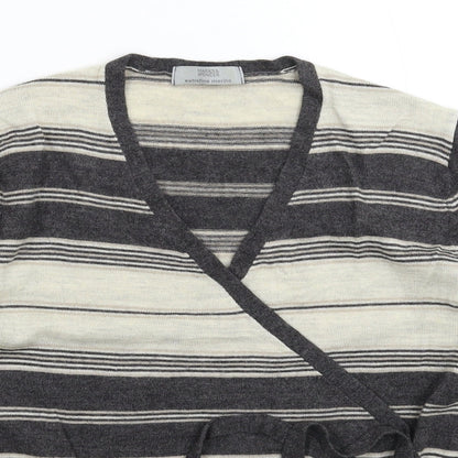 Marks & Spencer Womens Multicoloured Striped Knit Pullover Jumper Size 12