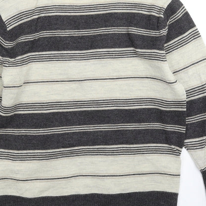 Marks & Spencer Womens Multicoloured Striped Knit Pullover Jumper Size 12