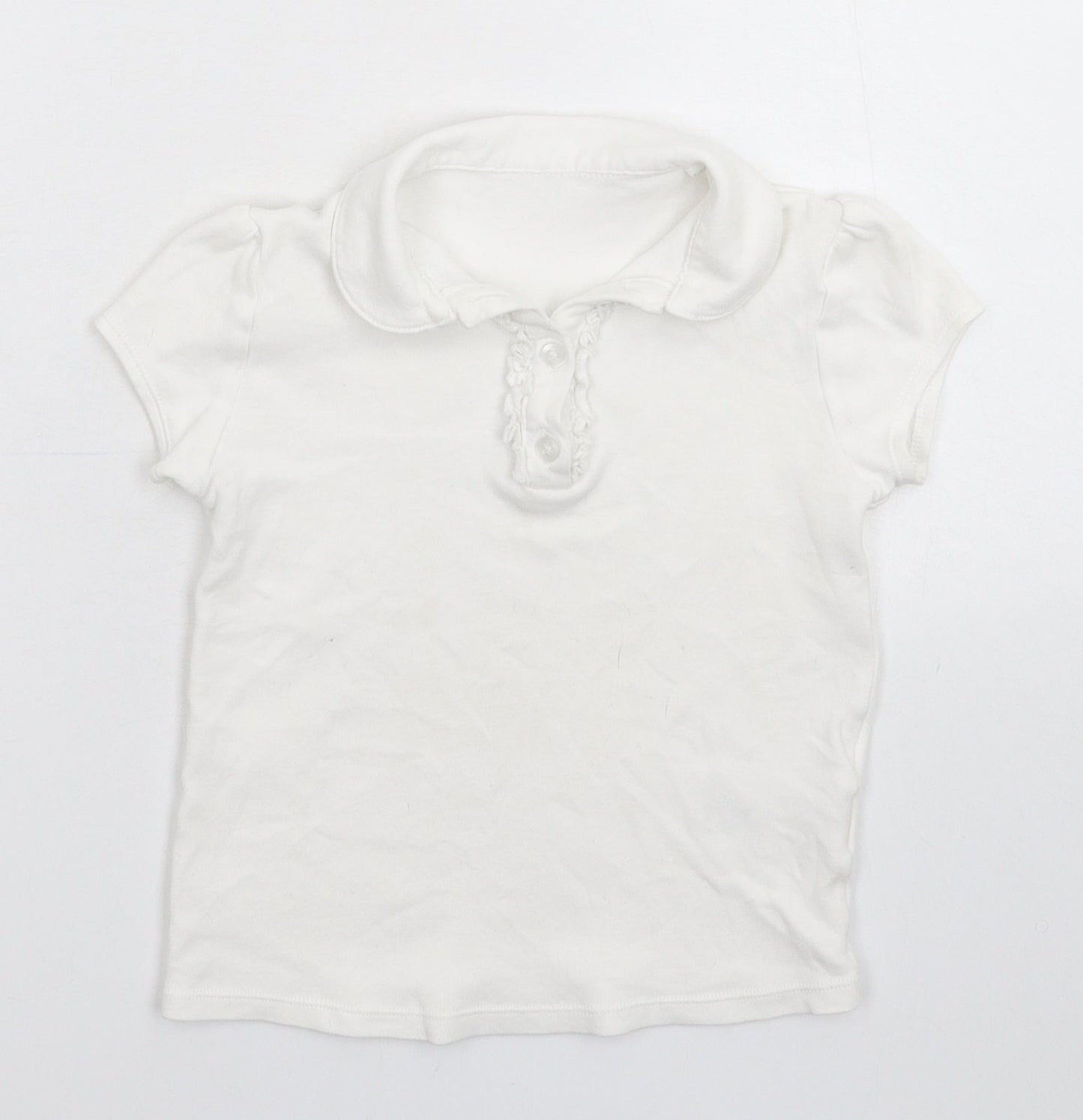 George Boys White   Basic Polo Size 6-7 Years