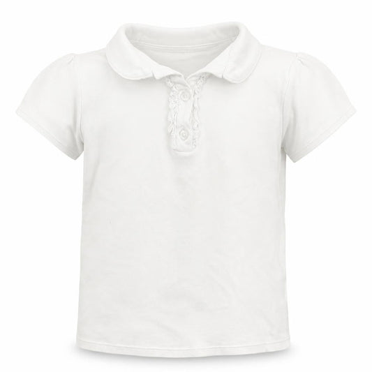 George Boys White   Basic Polo Size 6-7 Years