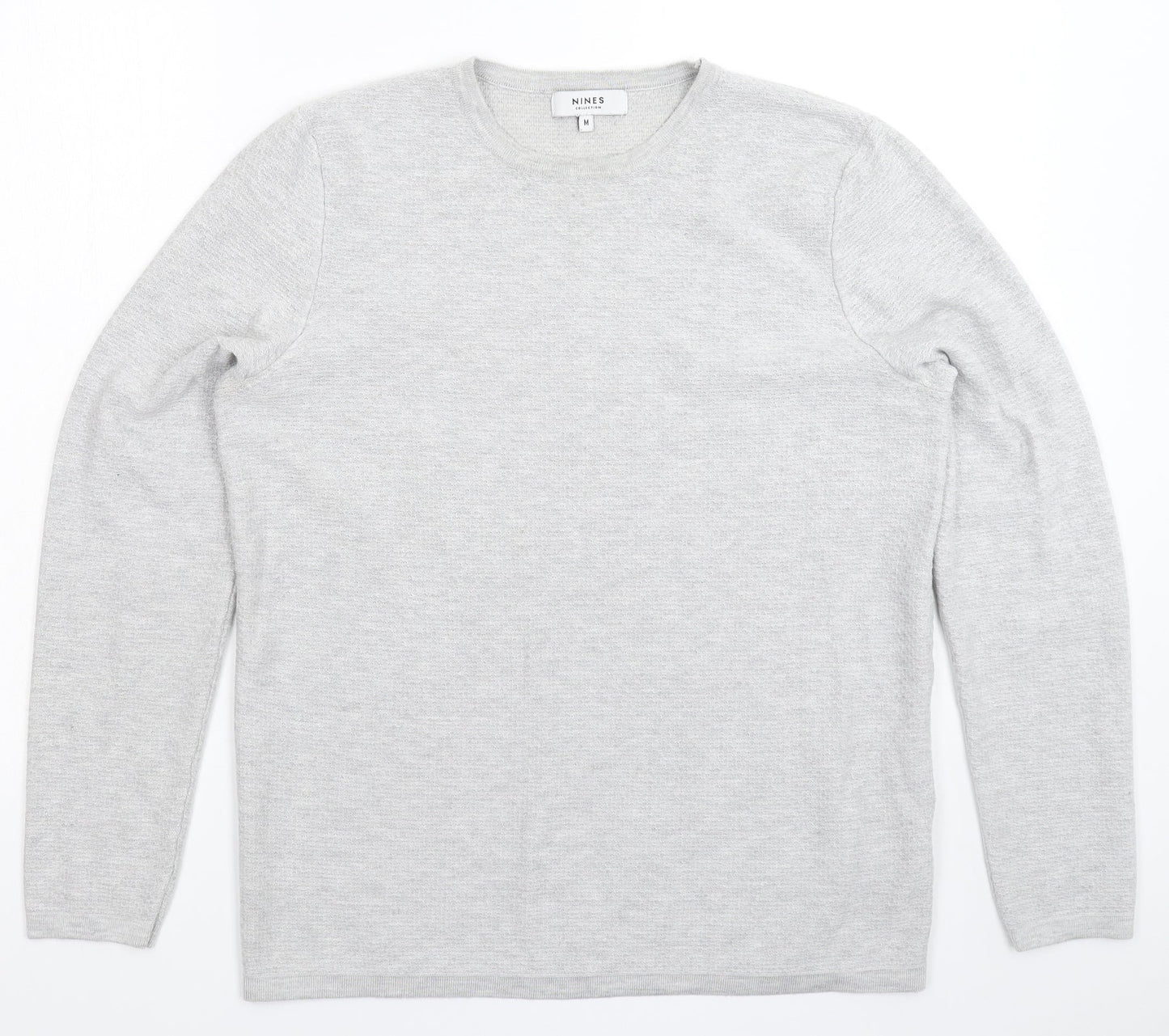 Nimes Mens Grey  Knit Pullover Jumper Size M