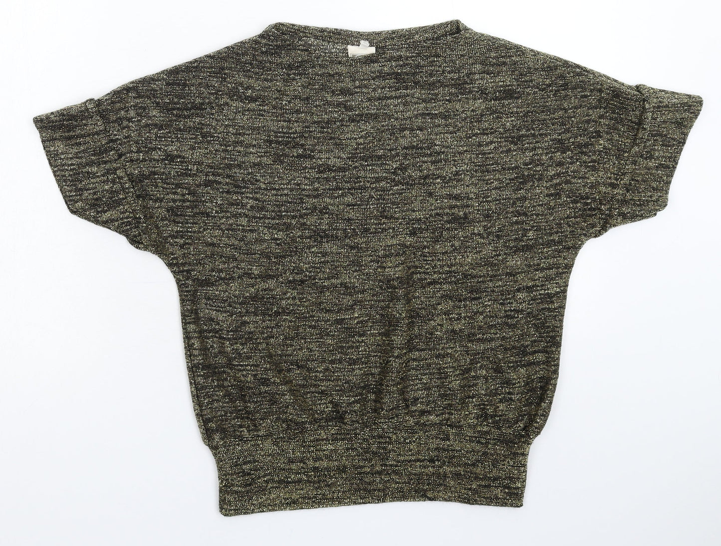 Preworn Womens Gold  Knit Pullover Jumper Size M