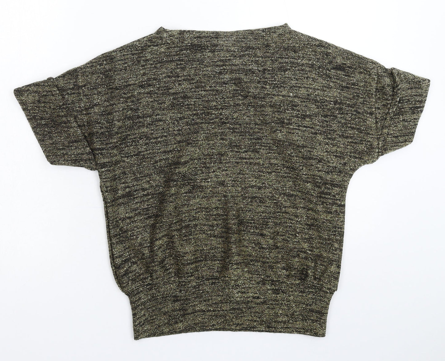 Preworn Womens Gold  Knit Pullover Jumper Size M