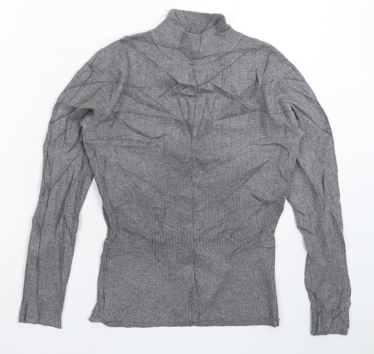 Marks and Spencer Womens Grey  Knit Pullover Jumper Size 8