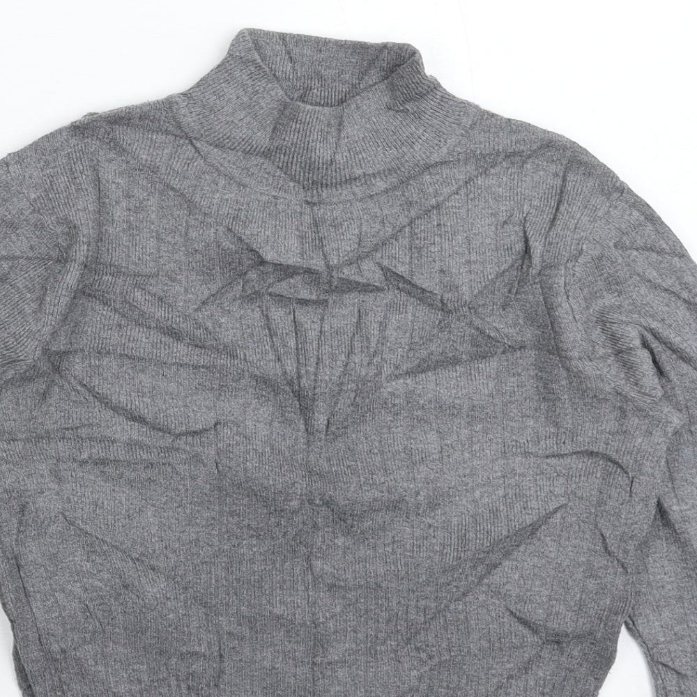 Marks and Spencer Womens Grey  Knit Pullover Jumper Size 8