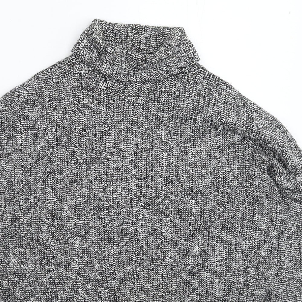 Topshop Womens Grey  Knit Pullover Jumper Size 8