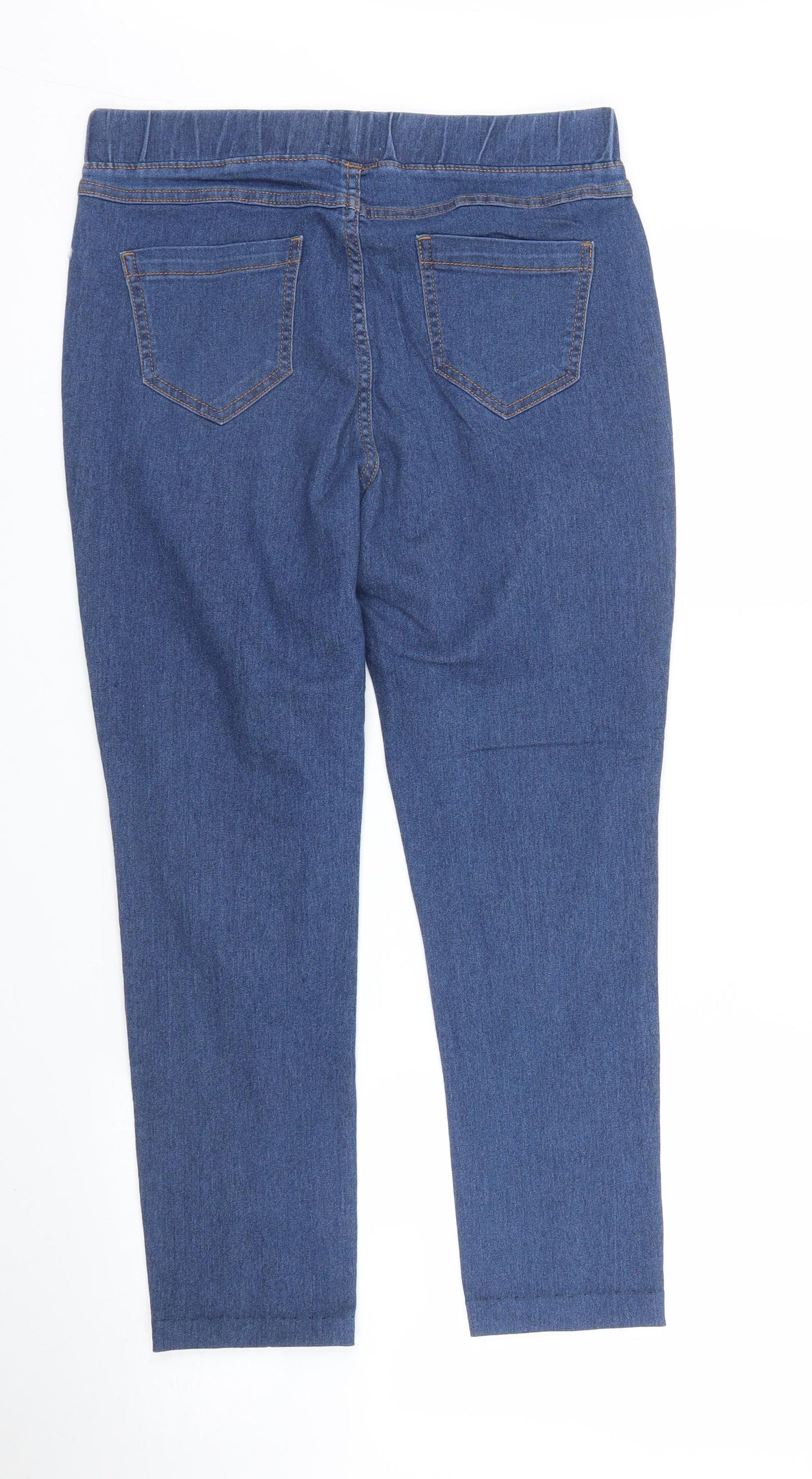 Avon Womens Blue  Denim Cropped Jeans Size M L23 in