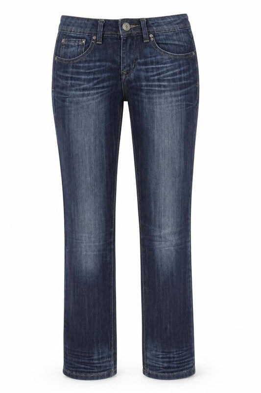 Monday Womens Blue  Denim Straight Jeans Size 10 L24 in