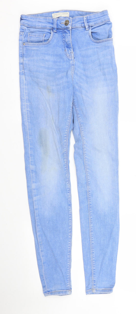 Papaya Womens Blue  Denim Skinny Jeans Size 8 L29 in