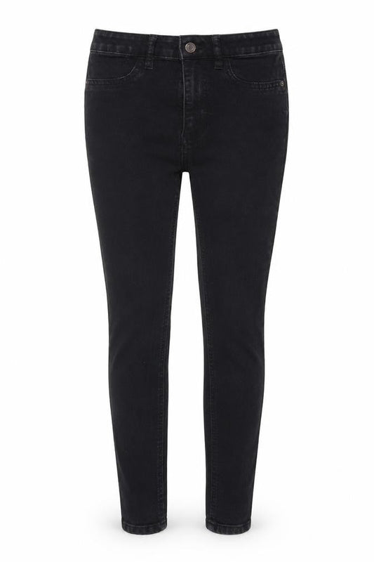 F&F Womens Black  Denim Skinny Jeans Size 6 L26 in