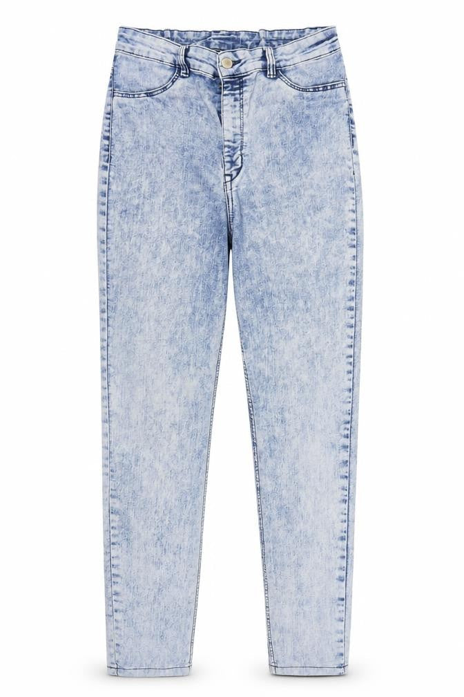 Preworn Womens Blue  Denim Mom Jeans Size M L28 in