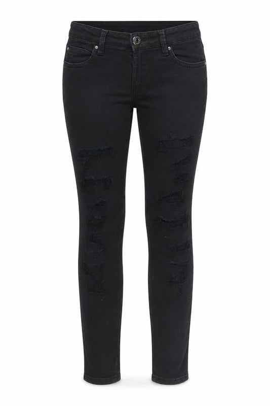 TALLY WEiJL Womens Black  Denim Skinny Jeans Size 6 L27 in