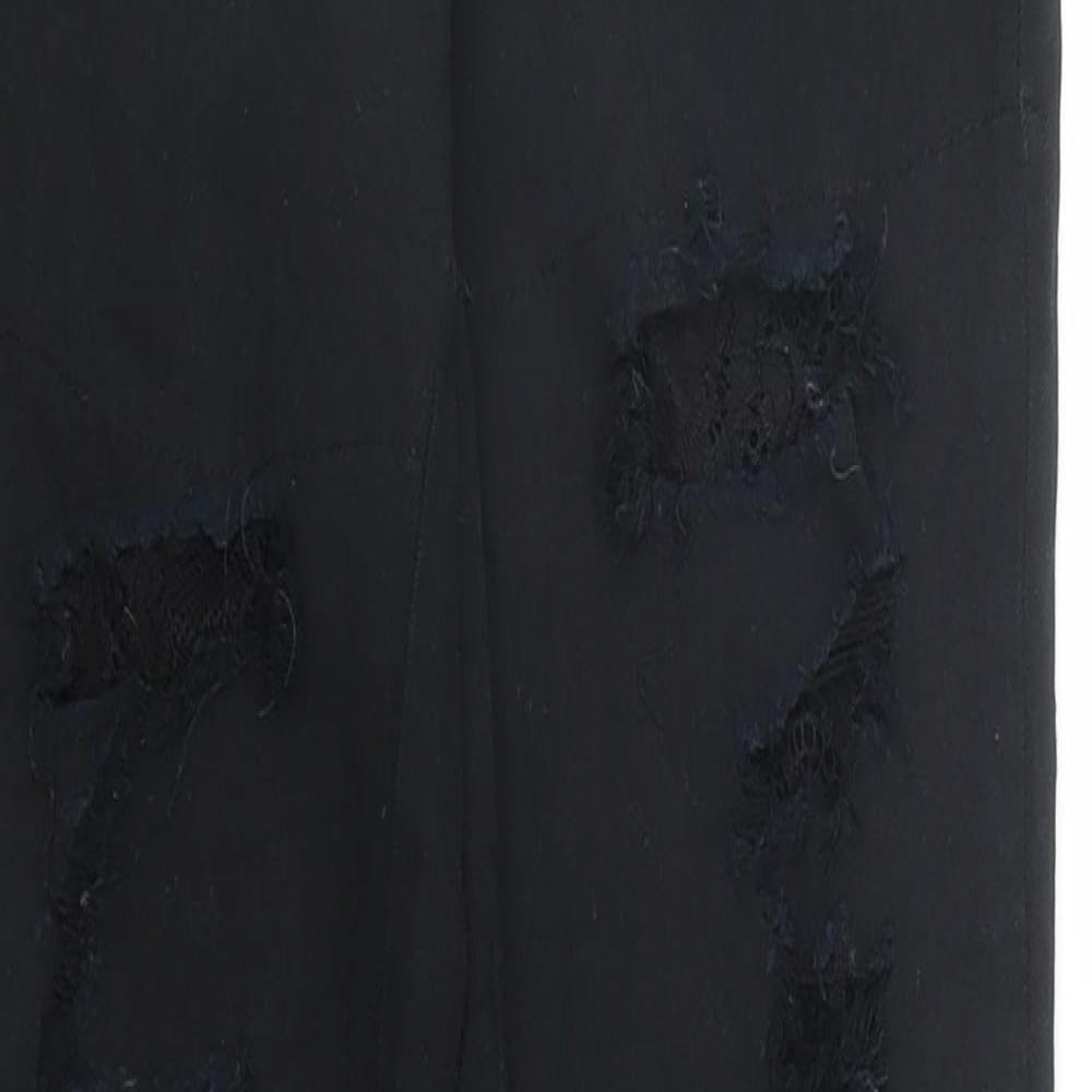 TALLY WEiJL Womens Black  Denim Skinny Jeans Size 6 L27 in