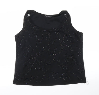 Wardrobe Womens Black   Basic Blouse Size L