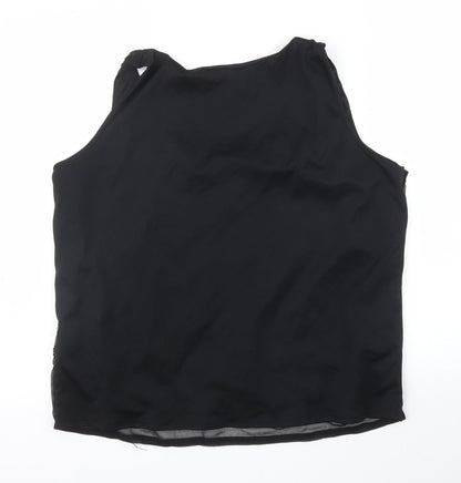 Wardrobe Womens Black   Basic Blouse Size L