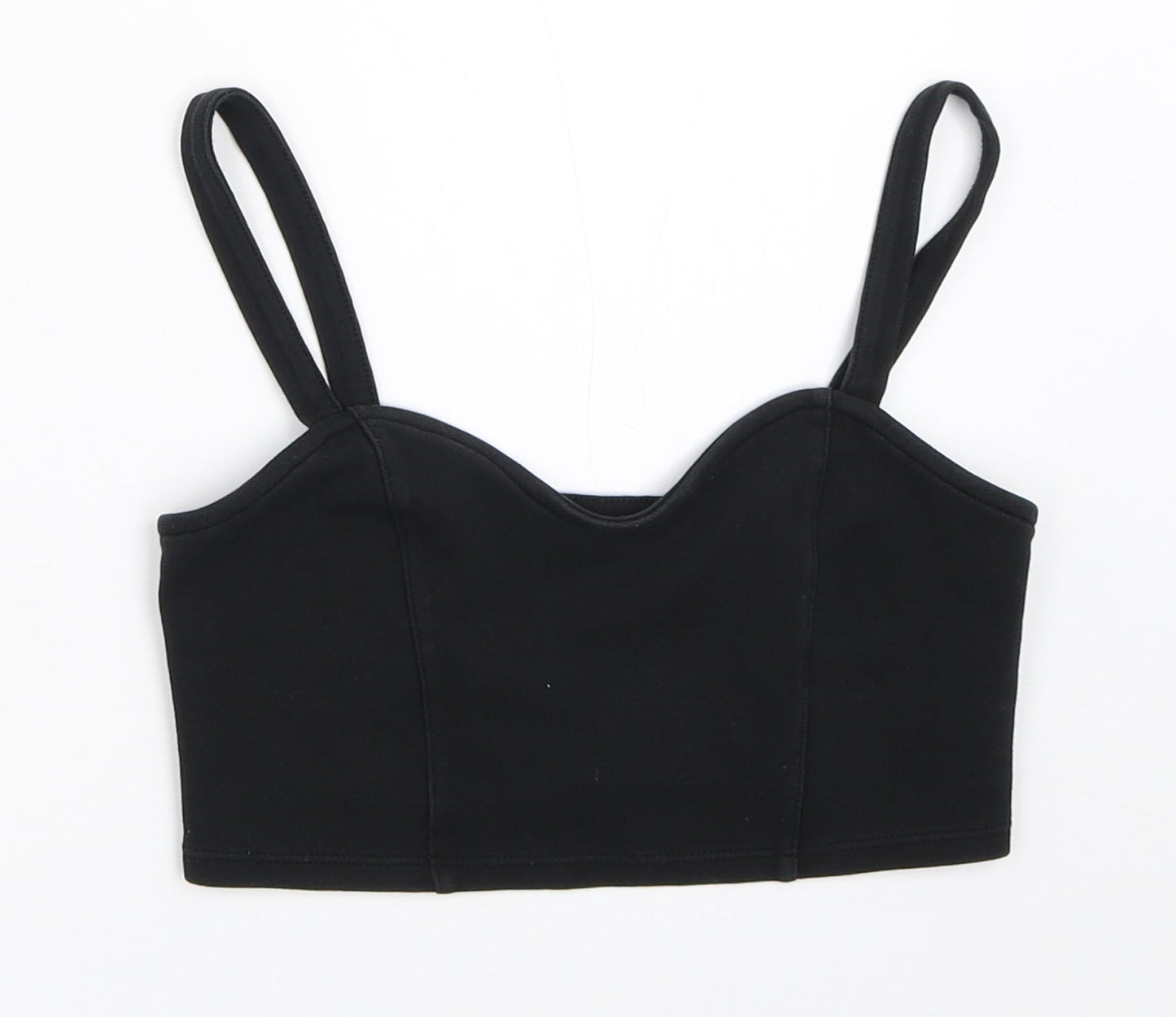 H&M Womens Black   Cropped Tank Size XS