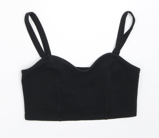 H&M Womens Black   Cropped Tank Size XS