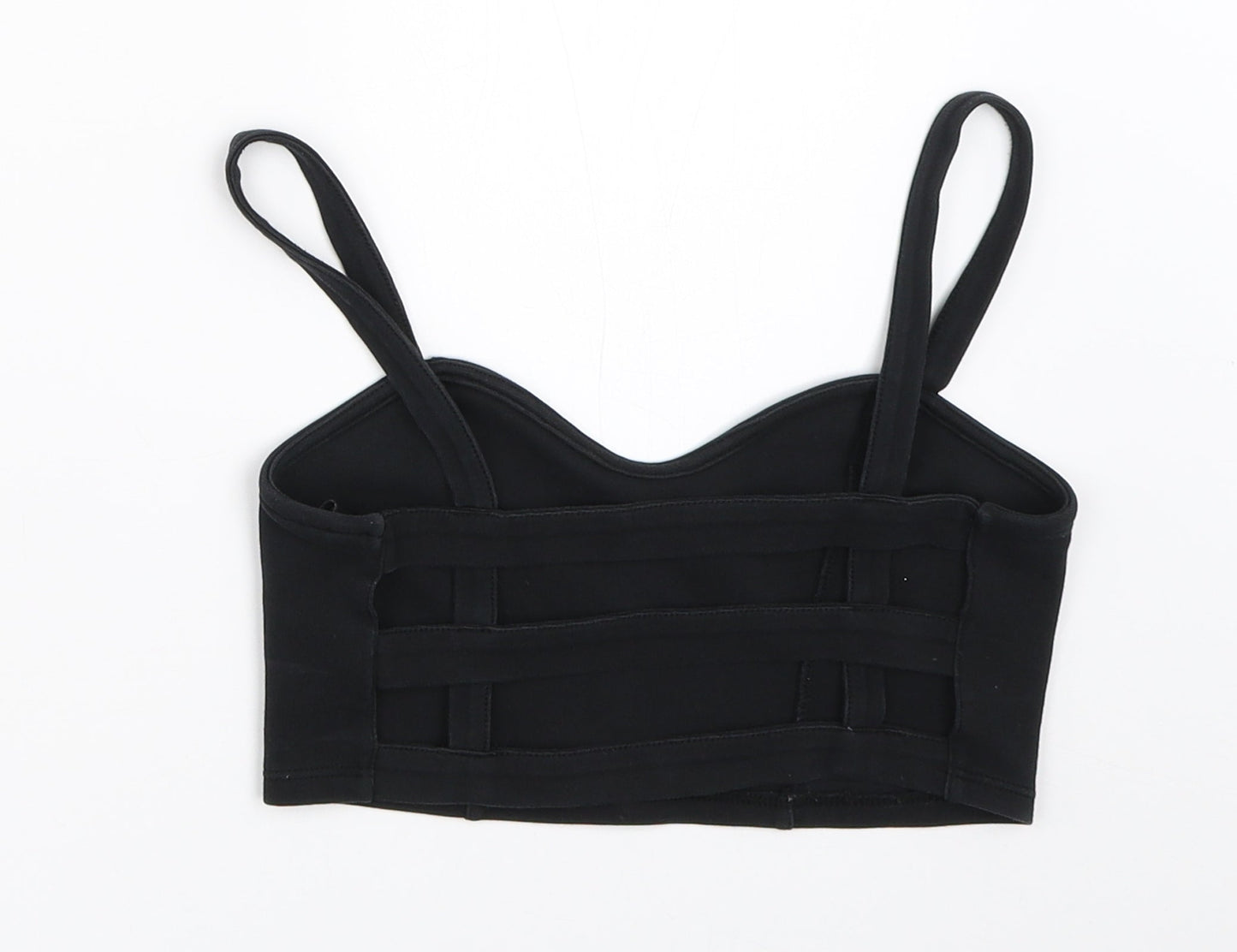 H&M Womens Black   Cropped Tank Size XS
