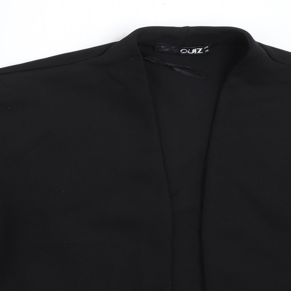 Quiz Womens Black   Jacket  Size 10