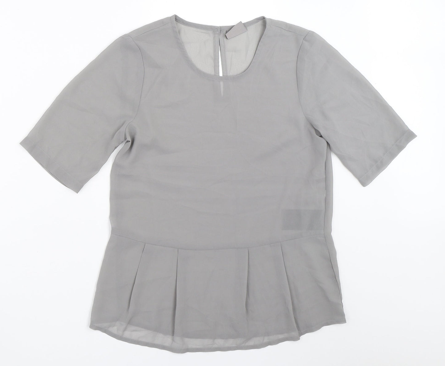 Vera Moda Womens Grey   Basic Blouse Size XS