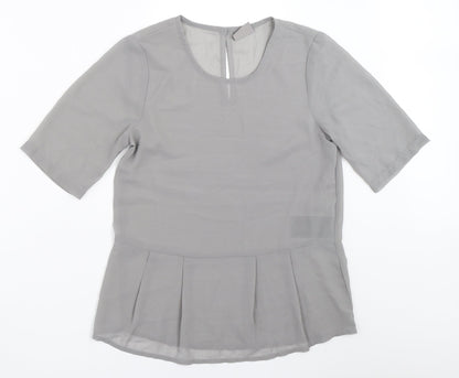 Preloved Vera Moda Womens Grey   Basic Blouse Size XS - Front