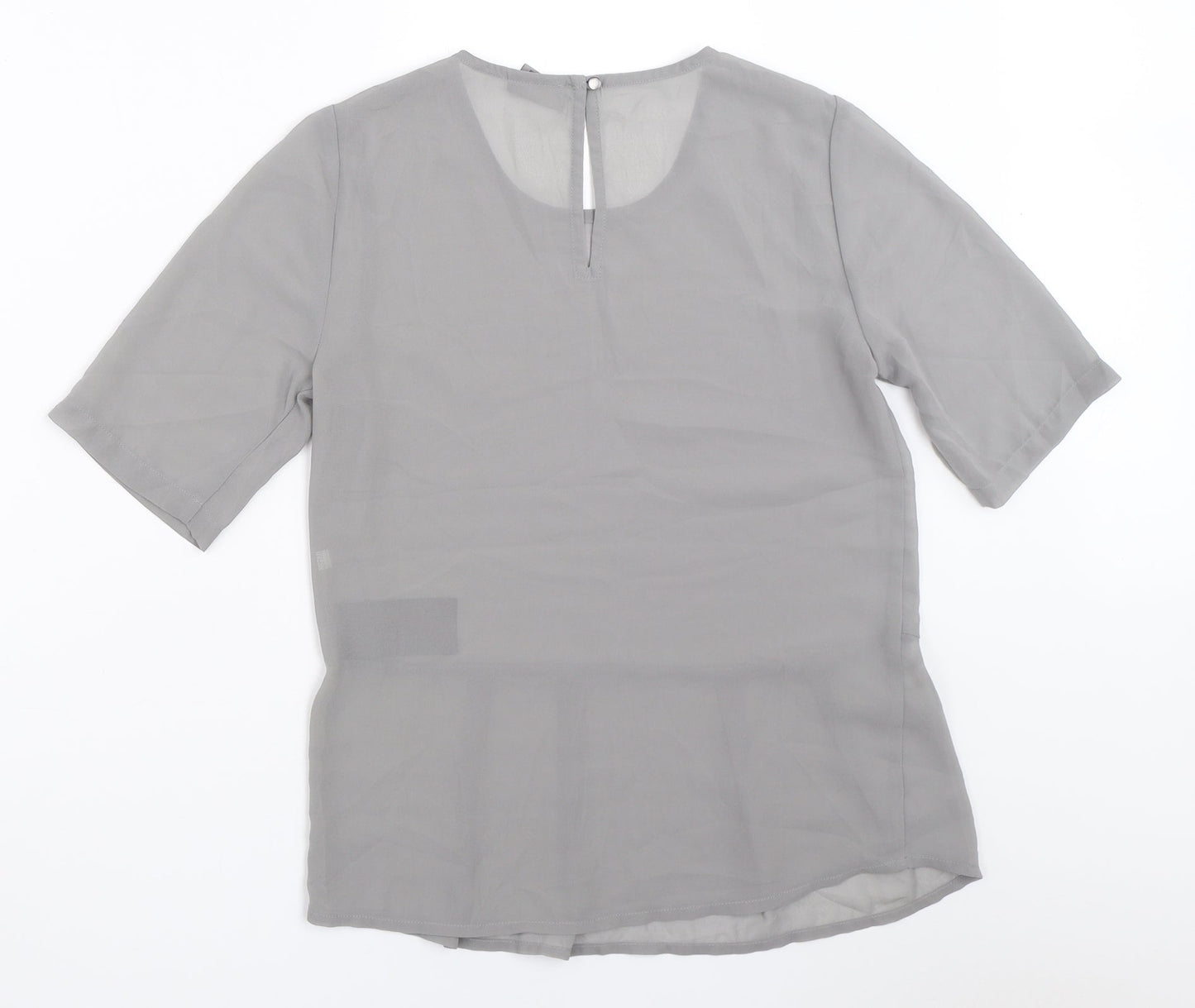 Vera Moda Womens Grey   Basic Blouse Size XS