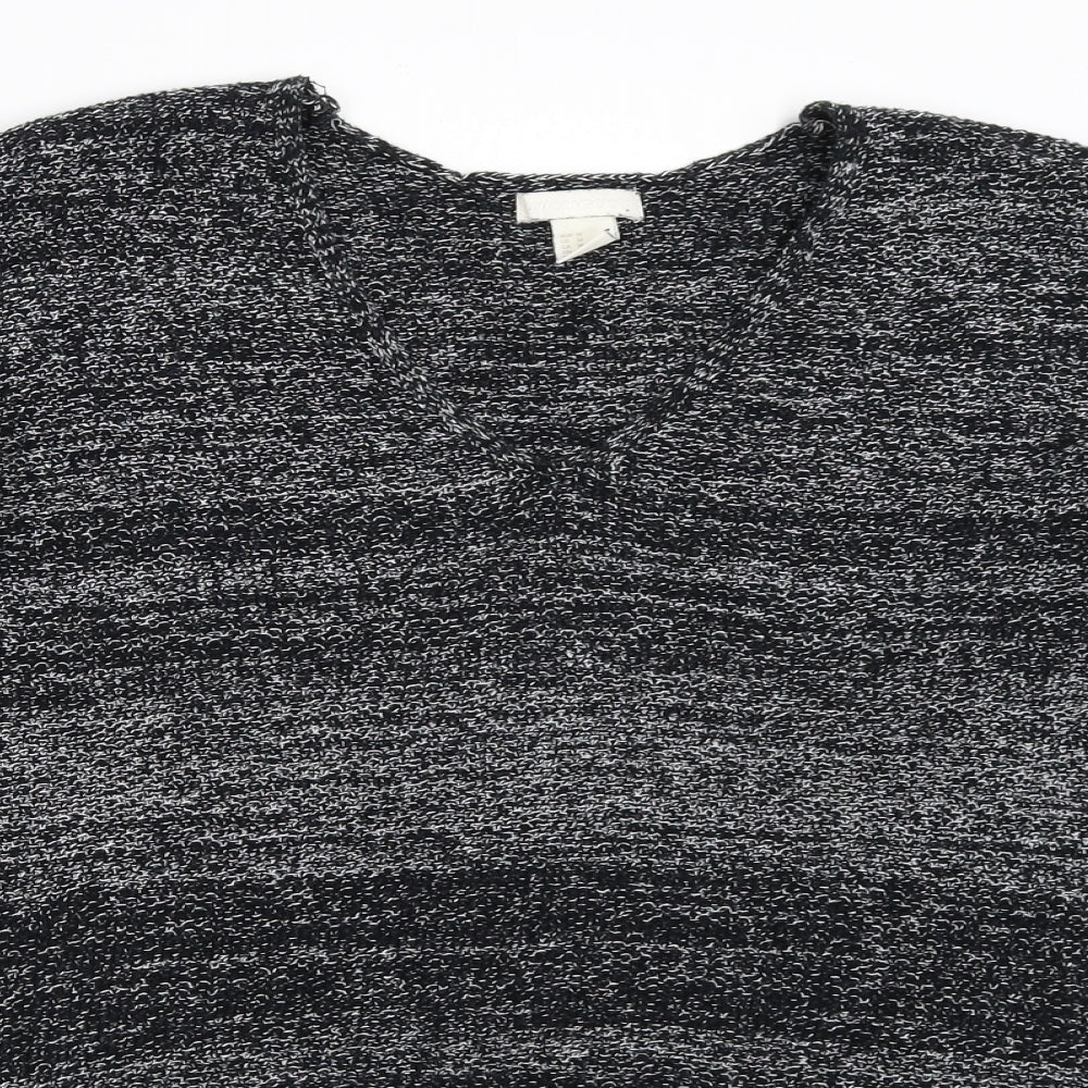 H&M Mens Black   Pullover Jumper Size M