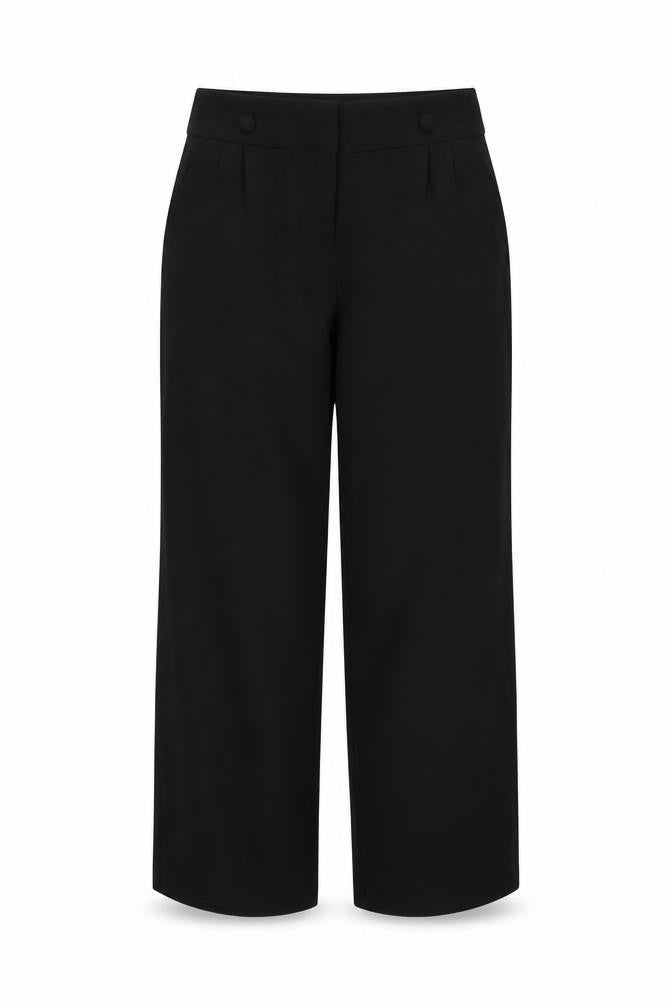 evie Womens Black   Trousers  Size 12 L27 in