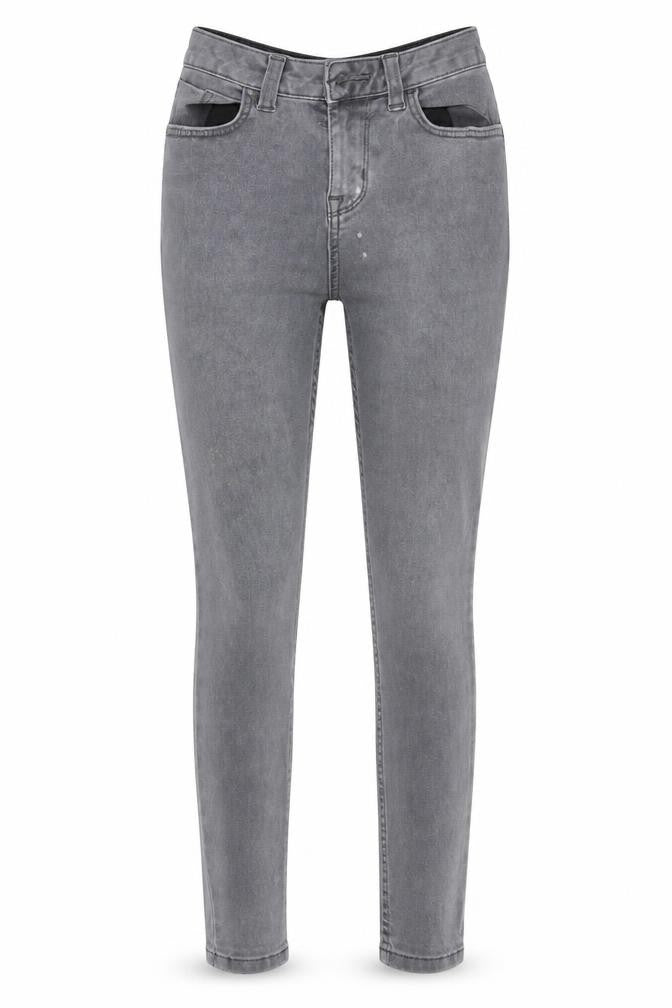 New Look Womens Grey   Skinny Jeans Size 10 L27.5 in