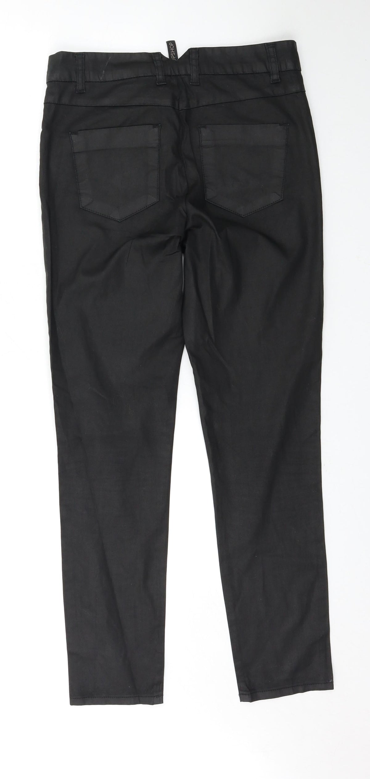 Topshop Womens Black   Trousers  Size 10 L28 in