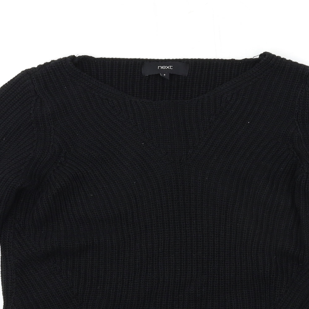 NEXT Womens Black   Pullover Jumper Size 8