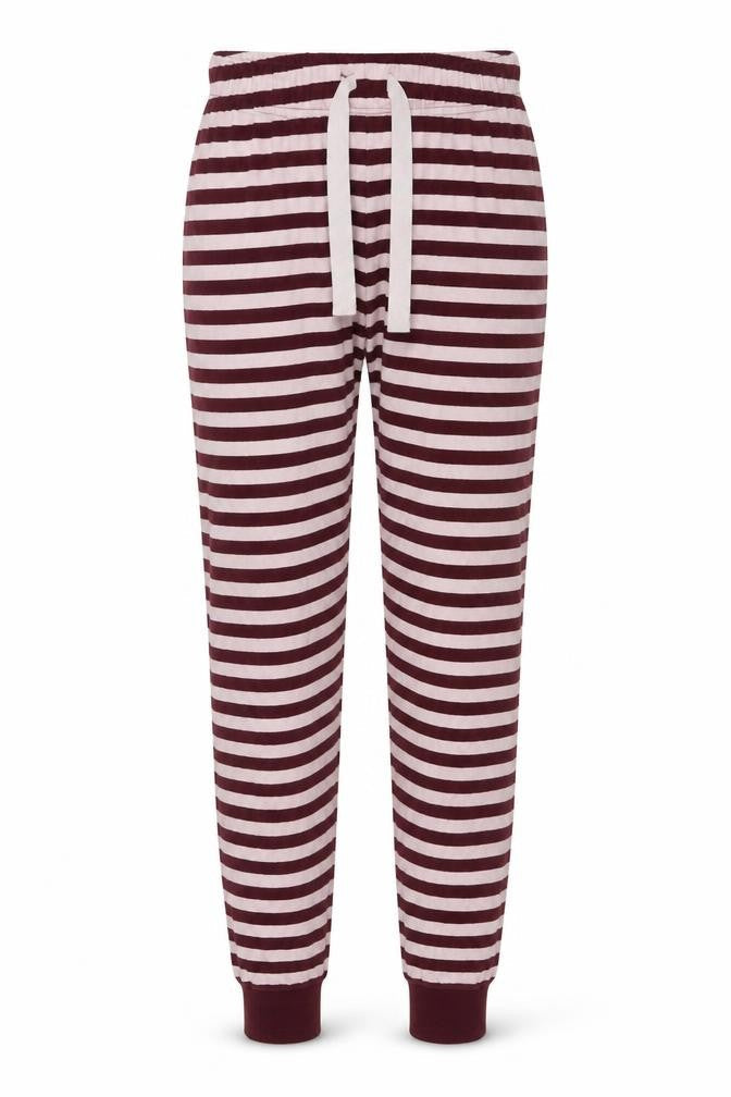 Love To Lounge    Womens Brown Striped  Sweatpants Trousers Size XS L24 in