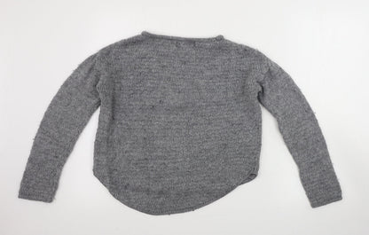 BSK  Womens Grey   Pullover Jumper Size S