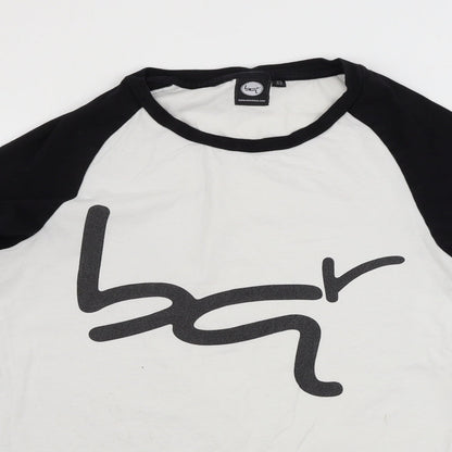 boquer123 Womens White   Basic T-Shirt Size XS