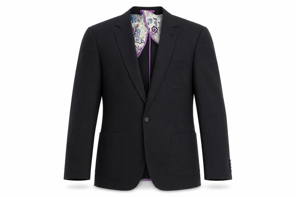 NEXT  Mens Grey Striped  Jacket Blazer Size 42