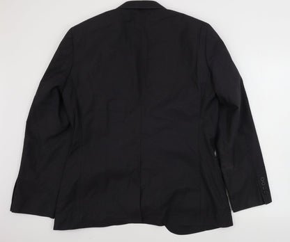 Next  Mens Grey Striped  Jacket Blazer Size 42