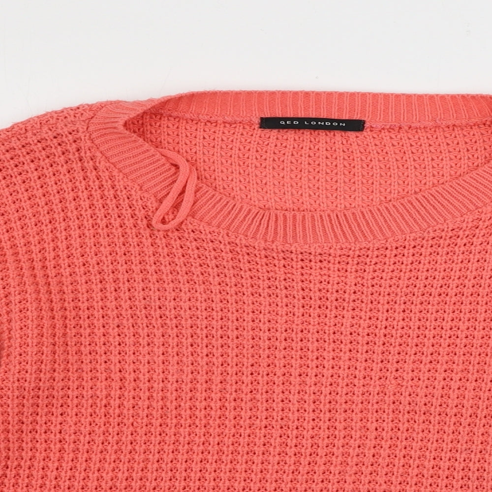 QED London  Womens Pink   Pullover Jumper Size M