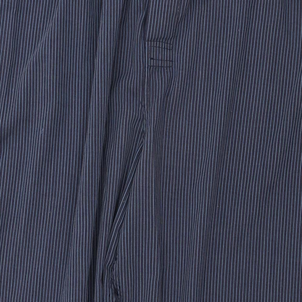 Debenhams  Mens Grey Striped  Trousers  Size L L28 in