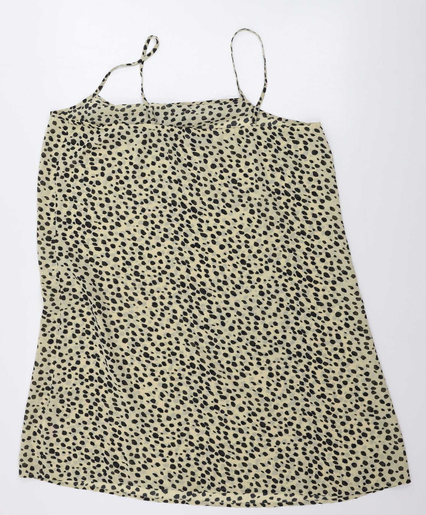in bellezza Womens Beige Animal Print  Basic Blouse Size 20