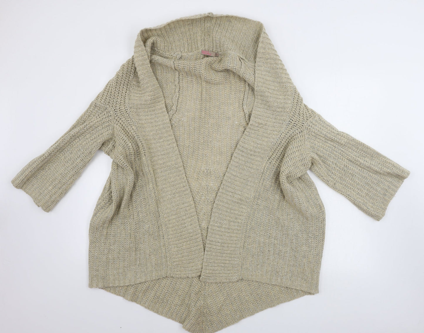 Saint Tropez  Womens Beige   Cardigan Jumper Size L