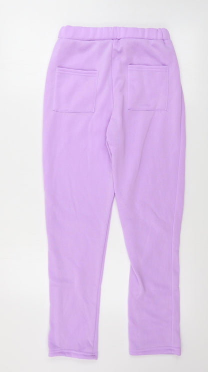 Preworn  Womens Purple   Sweatpants Trousers Size M L25 in