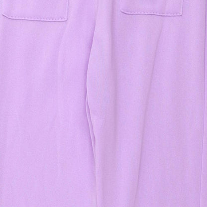 Preworn  Womens Purple   Sweatpants Trousers Size M L25 in