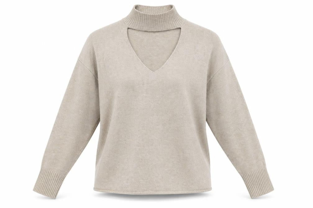 F&F Womens Beige   Pullover Jumper Size 10