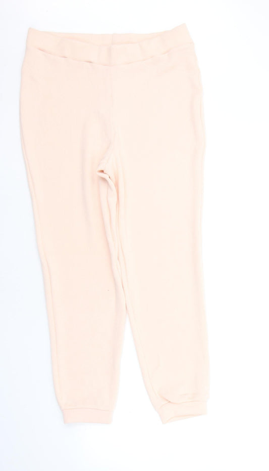 Missguided Womens Beige   Jogger Trousers Size 32 in L25 in