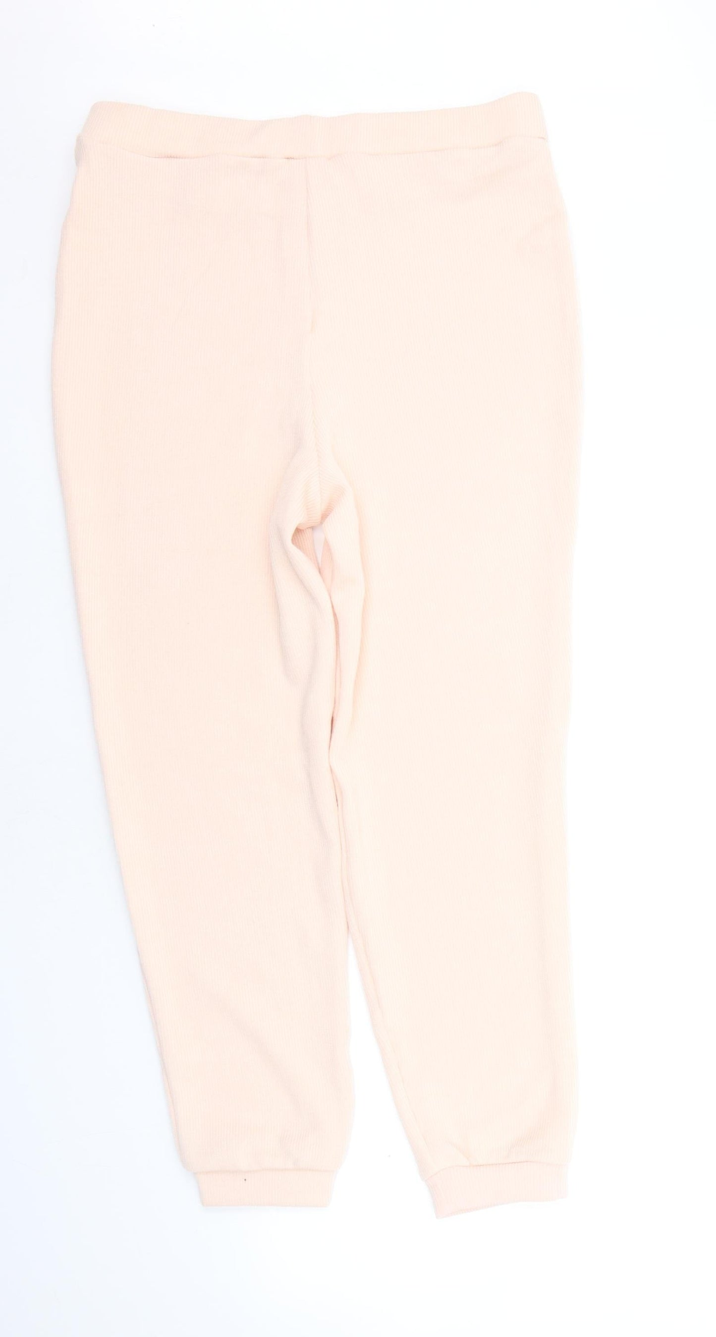 Missguided Womens Beige   Jogger Trousers Size 32 in L25 in