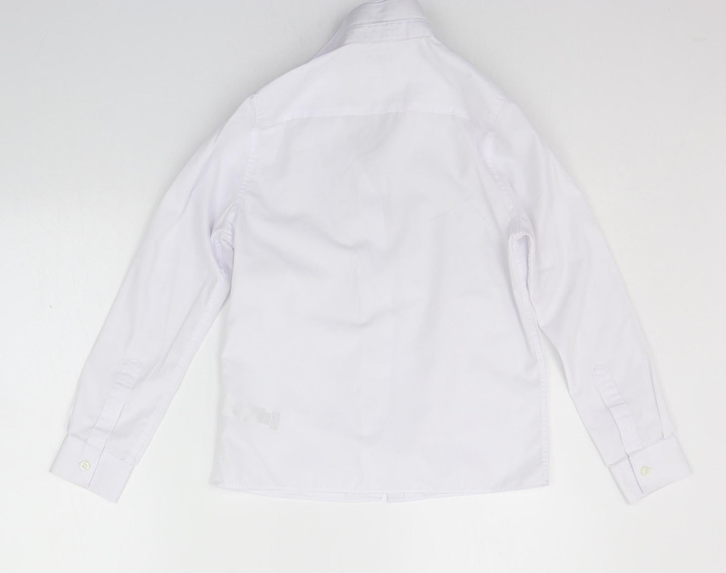 Marks and Spencer Girls White   Basic Button-Up Size 10-11 Years