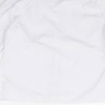 Marks & Spencer Girls White   Basic Button-Up Size 10-11 Years